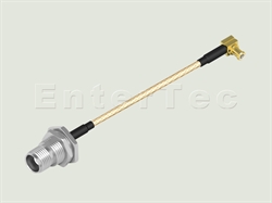  TNC(F) S/T Bulkhead Jack With O-Ring / RG-316 / MCX(M) R/A Plug , L=250mm                                                                                                                                                                                                                                                                                                                                                                                                                                                                                                                                                                                                                                                                                                                                                       