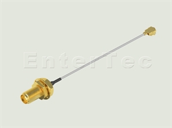  SMA(F) S/T Bulkhead Jack / 1.37mm / IPEX , L=400mm                                                                                                                                                                                                                                                                                                                                                                                                                                                                                                                                                                                                                                                                                                                                                                              