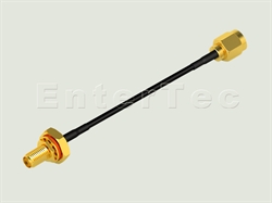  SMA(F) S/T Bulkhead Jack With O-Ring / RG-174 / SMA(M) S/T Plug , L=200mm                                                                                                                                                                                                                                                                                                                                                                                                                                                                                                                                                                                                                                                                                                                                                       