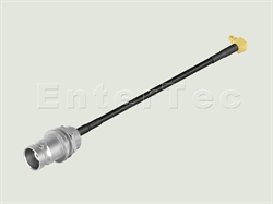  MMCX(M) R/A Plug / RG-174 / BNC(F) S/T Bulkhead Jack , L=100mm                                                                                                                                                                                                                                                                                                                                                                                                                                                                                                                                                                                                                                                                                                                                                                  