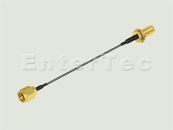  SMA(M) S/T R/P Plug / 1.13mm / SMA(F) S/T R/P Bulkhead Jack , L=1000mm                                                                                                                                                                                                                                                                                                                                                                                                                                                                                                                                                                                                                                                                                                                                                          