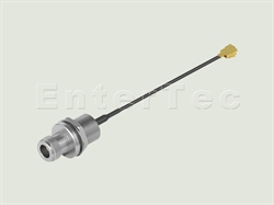  N(F) S/T Bulkhead Jack With O-Ring / 1.32mm / IPEX , L=231mm                                                                                                                                                                                                                                                                                                                                                                                                                                                                                                                                                                                                                                                                                                                                                                    