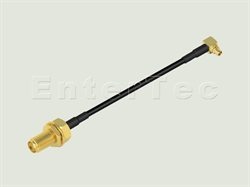  MMCX(M) R/A Plug / RG-174 / SMA(F) S/T Bulkhead Jack , L=180mm                                                                                                                                                                                                                                                                                                                                                                                                                                                                                                                                                                                                                                                                                                                                                                  