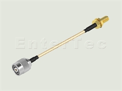  SMA(F) S/T Bulkhead Jack / RG-316 / TNC(M) S/T R/P Plug , L=100mm                                                                                                                                                                                                                                                                                                                                                                                                                                                                                                                                                                                                                                                                                                                                                               