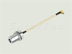  N(F) S/T Bulkhead Jack With O-Ring / RG-316 / MCX(M) R/A Plug , L=200mm                                                                                                                                                                                                                                                                                                                                                                                                                                                                                                                                                                                                                                                                                                                                                         
