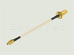  MMCX(M) S/T Plug / RG-178 / SMA(F)S/T Bulkhead Jack , L=150mm                                                                                                                                                                                                                                                                                                                                                                                                                                                                                                                                                                                                                                                                                                                                                                   