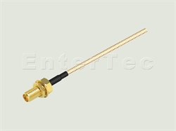  SMA(F) S/T Bulkhead Jack / RG-316 / End Cut , L=1200mm                                                                                                                                                                                                                                                                                                                                                                                                                                                                                                                                                                                                                                                                                                                                                                          