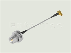  MMCX(M) R/A Plug / RG-174 / FME(M) S/T Bulkhead Plug , L=200mm                                                                                                                                                                                                                                                                                                                                                                                                                                                                                                                                                                                                                                                                                                                                                                  