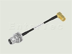  TNC(F) S/T Bulkhead Jack With O-Ring / RG-223 / SMA(M) R/A Plug , L=381mm                                                                                                                                                                                                                                                                                                                                                                                                                                                                                                                                                                                                                                                                                                                                                       