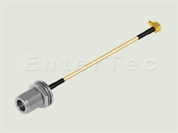  MMCX(M) R/A Plug / RG-316 / N(F) S/T Bulkhead Jack With O-Ring , L=150mm                                                                                                                                                                                                                                                                                                                                                                                                                                                                                                                                                                                                                                                                                                                                                        