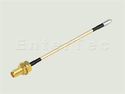  SMA(F) S/T Bulkhead Jack / RG-316 / MC CARD(M) S/T Plug , L=200mm                                                                                                                                                                                                                                                                                                                                                                                                                                                                                                                                                                                                                                                                                                                                                               