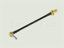  RF CONN. (M) R/A Plug / RG-174 / SMA(F) S/T Bulkhead Jack , L=150mm                                                                                                                                                                                                                                                                                                                                                                                                                                                                                                                                                                                                                                                                                                                                                             