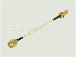  SMA(M) S/T R/P Plug / RG-316 / SMA(F) S/T R/P Bulkhead Jack , L=1000mm                                                                                                                                                                                                                                                                                                                                                                                                                                                                                                                                                                                                                                                                                                                                                          