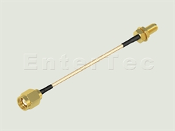  SMA(M) S/T R/P Plug / RG-316 / SMA(F) S/T R/P Bulkhead Jack , L=2000mm                                                                                                                                                                                                                                                                                                                                                                                                                                                                                                                                                                                                                                                                                                                                                          