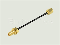  SMA(F) S/T R/P Bulkhead Jack / LMR-100A / SMA(M) S/T R/P Plug , L=1000mm                                                                                                                                                                                                                                                                                                                                                                                                                                                                                                                                                                                                                                                                                                                                                        