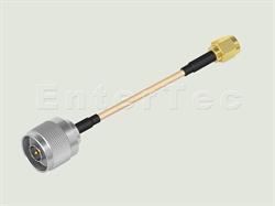 N(M) S/T Plug / RG-142 / SMA(M) S/T Plug , L=500mm                                                                                                                                                                                                                                                                                                                                                                                                                                                                                                                                                                                                                                                                                                                                                                              