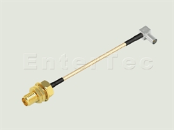  SMA(F) S/T Bulkhead Jack / RG-316 / MS-147-C(LP)-1 , L=200mm                                                                                                                                                                                                                                                                                                                                                                                                                                                                                                                                                                                                                                                                                                                                                                    