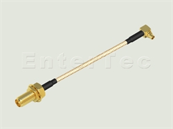  SMA(F) S/T R/P Bulkhead Jack / RG-316 / MMCX(M) R/A Plug , L=102mm                                                                                                                                                                                                                                                                                                                                                                                                                                                                                                                                                                                                                                                                                                                                                              
