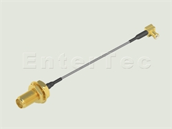  SMA(F) S/T R/P Bulkhead Jack / 1.37mm / MCX(M) R/A Plug , L=100mm                                                                                                                                                                                                                                                                                                                                                                                                                                                                                                                                                                                                                                                                                                                                                               