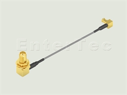  MCX(M) R/A Plug  / 1.37mm / SMA(F) R/A R/P Bulkhead Jack , L=100mm                                                                                                                                                                                                                                                                                                                                                                                                                                                                                                                                                                                                                                                                                                                                                              