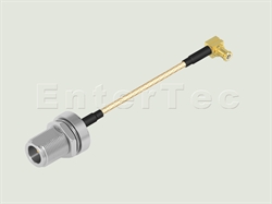  N(F) S/T Bulkhead Jack With O-Ring / RG-316 / MCX(M) R/A Plug , L=250mm                                                                                                                                                                                                                                                                                                                                                                                                                                                                                                                                                                                                                                                                                                                                                         