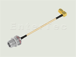  N(F) S/T Bulkhead Jack With O-Ring / RG-316 / SMA(M) R/A Plug , L=250mm                                                                                                                                                                                                                                                                                                                                                                                                                                                                                                                                                                                                                                                                                                                                                         