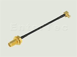  SMA(F) S/T R/P Bulkhead Jack / RG-174 / MCX(M) R/A Plug , L=90mm                                                                                                                                                                                                                                                                                                                                                                                                                                                                                                                                                                                                                                                                                                                                                                