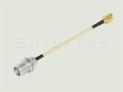  TNC(F) S/T R/P Bulkhead Jack / RG-178 / SMA(M) S/T Plug , L=220mm                                                                                                                                                                                                                                                                                                                                                                                                                                                                                                                                                                                                                                                                                                                                                               