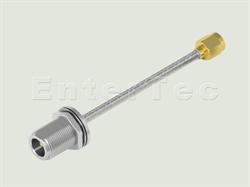  SMA(M) S/T Plug / Semi-Flexible RG-402 / N(F) S/T Bulkhead Jack With O-Ring , L=381mm                                                                                                                                                                                                                                                                                                                                                                                                                                                                                                                                                                                                                                                                                                                                           