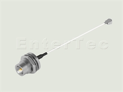  FME(M) S/T Bulkhead Plug / 0.81mm / U.FL , L=100mm                                                                                                                                                                                                                                                                                                                                                                                                                                                                                                                                                                                                                                                                                                                                                                              