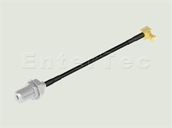  F(F) S/T Bulkhead Jack / RG-179 / MCX(M) R/A Plug , L=130mm                                                                                                                                                                                                                                                                                                                                                                                                                                                                                                                                                                                                                                                                                                                                                                     