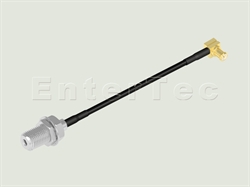  F(F) S/T Bulkhead Jack / RG-179 / MCX(M) R/A Plug , L=150mm                                                                                                                                                                                                                                                                                                                                                                                                                                                                                                                                                                                                                                                                                                                                                                     