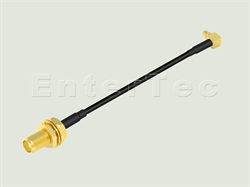  MMCX(M) R/A Plug / RG-174 / SMA(F) S/T Bulkhead Jack , L=130mm                                                                                                                                                                                                                                                                                                                                                                                                                                                                                                                                                                                                                                                                                                                                                                  