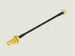  MMCX(M) R/A Plug / RG-174 / SMA(F) S/T Bulkhead Jack , L=150mm                                                                                                                                                                                                                                                                                                                                                                                                                                                                                                                                                                                                                                                                                                                                                                  