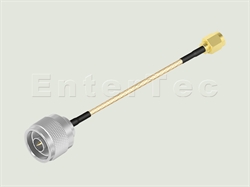  N(M) S/T Plug / RG-316 / SMA(M) S/T Plug , L=203.2mm                                                                                                                                                                                                                                                                                                                                                                                                                                                                                                                                                                                                                                                                                                                                                                            