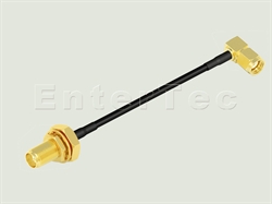  SMA(F) S/T R/P Bulkhead Jack With O-Ring / RG-174 / SMA(M) R/A R/P Plug , L=153mm                                                                                                                                                                                                                                                                                                                                                                                                                                                                                                                                                                                                                                                                                                                                               