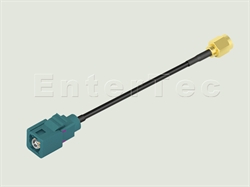  FAKRA SMB(F Contact) S/T Plug Code Z / RG-174 / SMA(M) S/T Plug , L=5000mm                                                                                                                                                                                                                                                                                                                                                                                                                                                                                                                                                                                                                                                                                                                                                      
