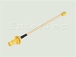  SMA(F) S/T R/P Bulkhead Jack / RG-178 / IPEX , L=150mm                                                                                                                                                                                                                                                                                                                                                                                                                                                                                                                                                                                                                                                                                                                                                                          