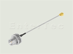  FME(M) S/T Bulkhead Plug / 1.32mm / IPEX , L=100mm                                                                                                                                                                                                                                                                                                                                                                                                                                                                                                                                                                                                                                                                                                                                                                              