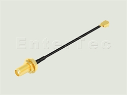  SMA(F) S/T Bulkhead Jack / RG-178 / IPEX , L=300mm                                                                                                                                                                                                                                                                                                                                                                                                                                                                                                                                                                                                                                                                                                                                                                              