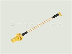  SMA(F) S/T Bulkhead Jack / RG-316 / MMCX(M) R/A Plug , L=160mm                                                                                                                                                                                                                                                                                                                                                                                                                                                                                                                                                                                                                                                                                                                                                                  