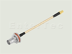  BNC(F) S/T Bulkhead Jack With O-Ring / RG-178 / MCX(M) S/T Plug , L=100mm                                                                                                                                                                                                                                                                                                                                                                                                                                                                                                                                                                                                                                                                                                                                                       