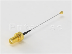  SMA(F) S/T Bulkhead Jack / 0.81mm / IPEX(1.5H) , L=70mm                                                                                                                                                                                                                                                                                                                                                                                                                                                                                                                                                                                                                                                                                                                                                                         