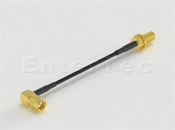  SMA(M) R/A Plug / RG-174 / SMA(F) S/T Bulkhead Jack , L=130mm                                                                                                                                                                                                                                                                                                                                                                                                                                                                                                                                                                                                                                                                                                                                                                   