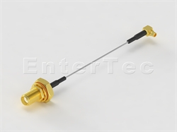  SMA(F) S/T Bulkhead Jack With O-Ring / 1.13mm / MMCX(M) R/A Plug , L=90mm                                                                                                                                                                                                                                                                                                                                                                                                                                                                                                                                                                                                                                                                                                                                                       
