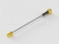  SMA(F) S/T Bulkhead Jack / .141 Semi-Flexible RG-402 / SMA(M) S/T Plug , L=1000mm                                                                                                                                                                                                                                                                                                                                                                                                                                                                                                                                                                                                                                                                                                                                               