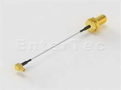  MMCX(M) R/A Plug / 0.81mm / SMA(F) S/T Bulkhead Jack , L=90mm                                                                                                                                                                                                                                                                                                                                                                                                                                                                                                                                                                                                                                                                                                                                                                   