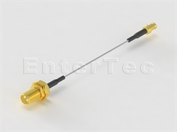  SMA(F) S/T R/P Bulkhead Jack / 1.13mm / MCX(M) S/T Plug , L=100mm                                                                                                                                                                                                                                                                                                                                                                                                                                                                                                                                                                                                                                                                                                                                                               