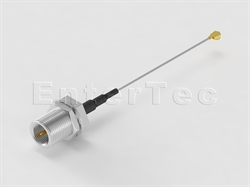  FME(M) S/T Bulkhead Plug / 1.13mm / IPEX , L=150mm                                                                                                                                                                                                                                                                                                                                                                                                                                                                                                                                                                                                                                                                                                                                                                              