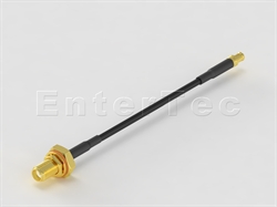  SMA(F) S/T Bulkhead Jack With O-Ring / RG-174 / MCX(M) S/T Plug , L=150mm                                                                                                                                                                                                                                                                                                                                                                                                                                                                                                                                                                                                                                                                                                                                                       